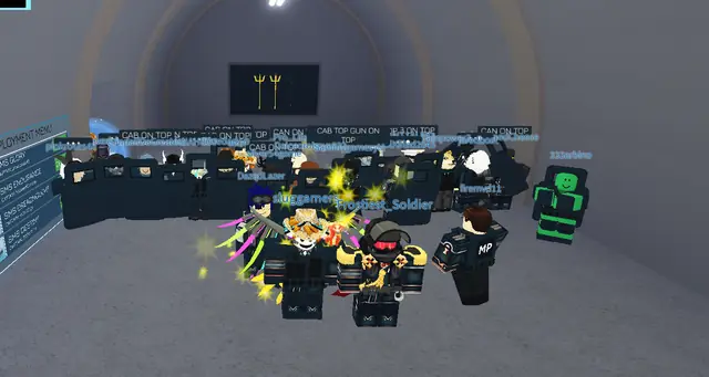 Crews gathered at the naval deployment screen.